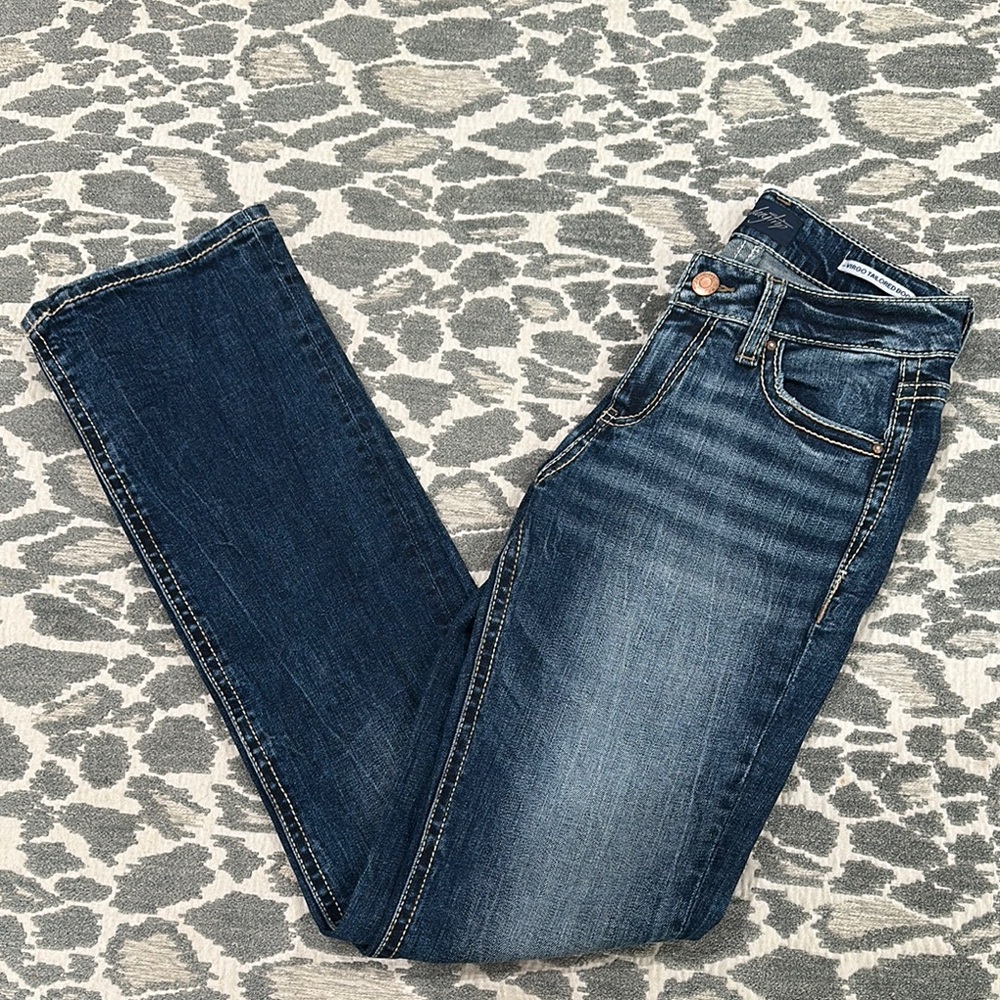 Daytrip Dark Wash Boot Cut Jean size 26 L
Virgo tailored boot mid rise NWT